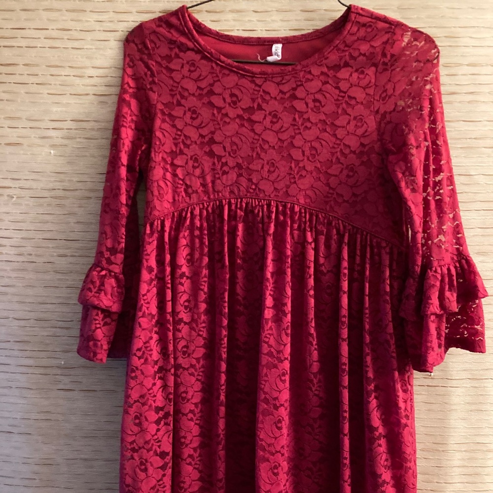 Fabkids RED lace dress